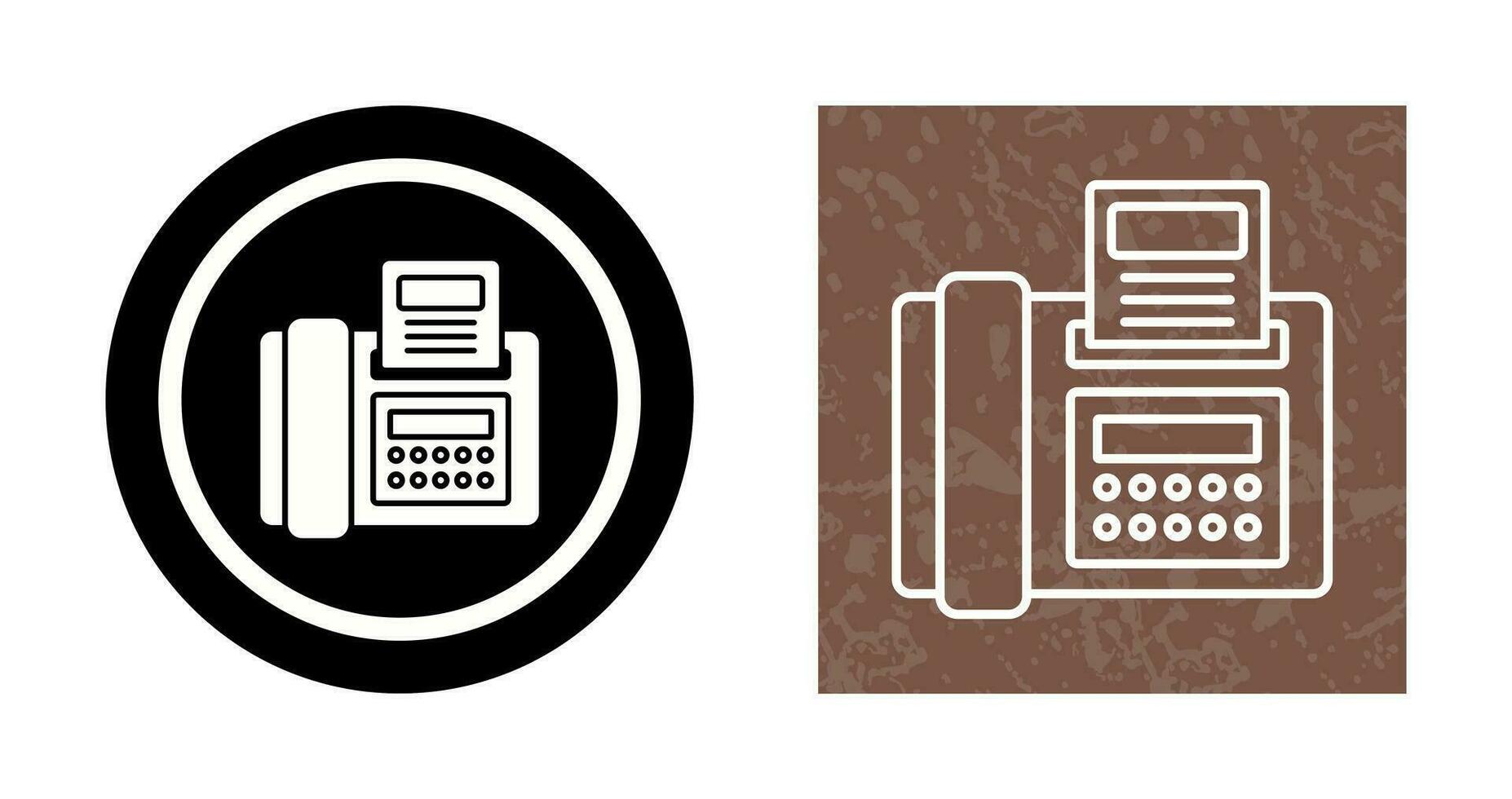 Fax Vector Icon