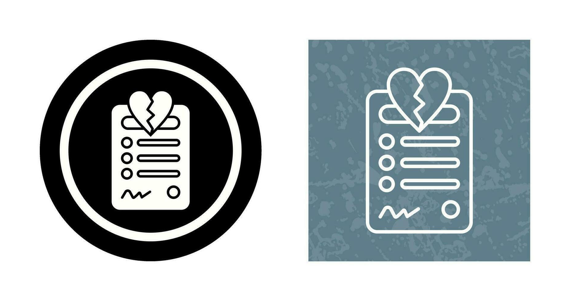 Divorce Vector Icon
