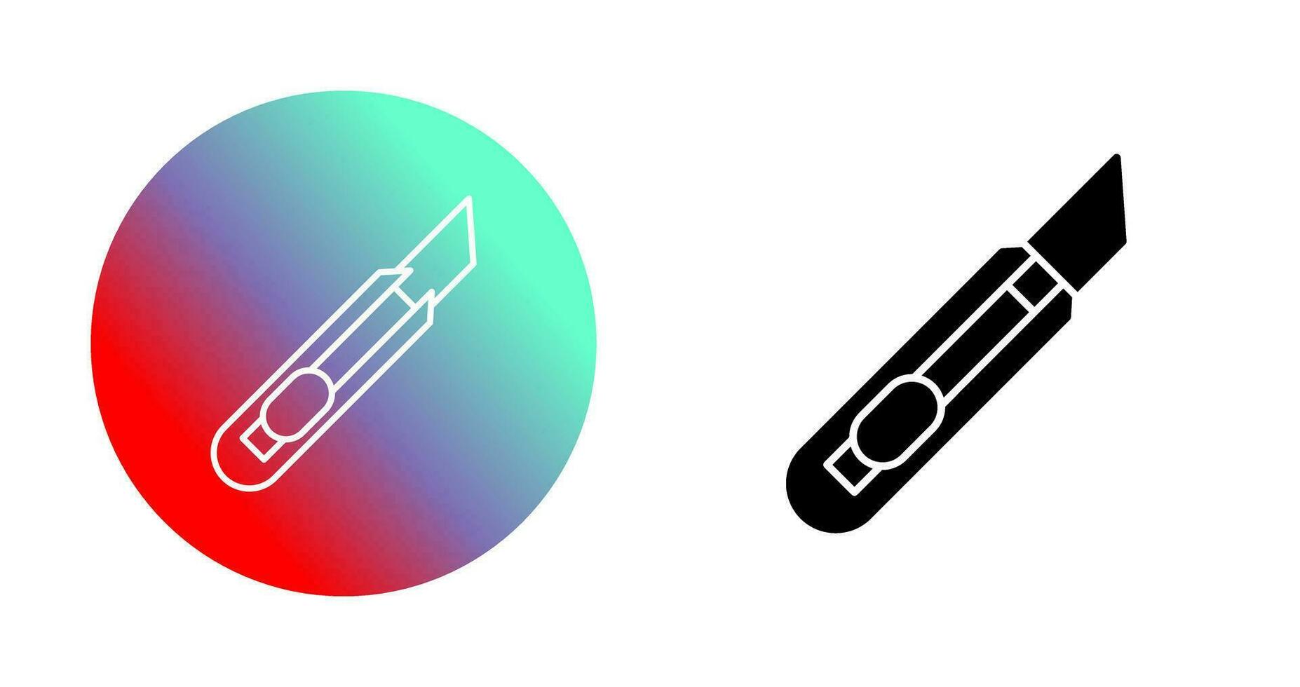 Stationery Knife Vector Icon