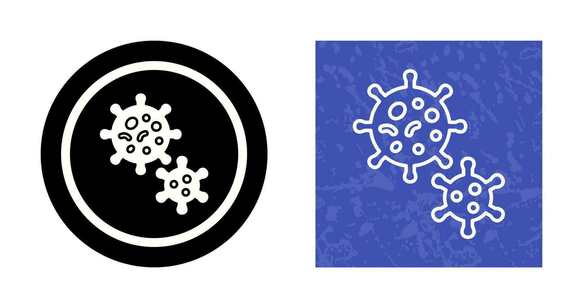 icono de vector de virus