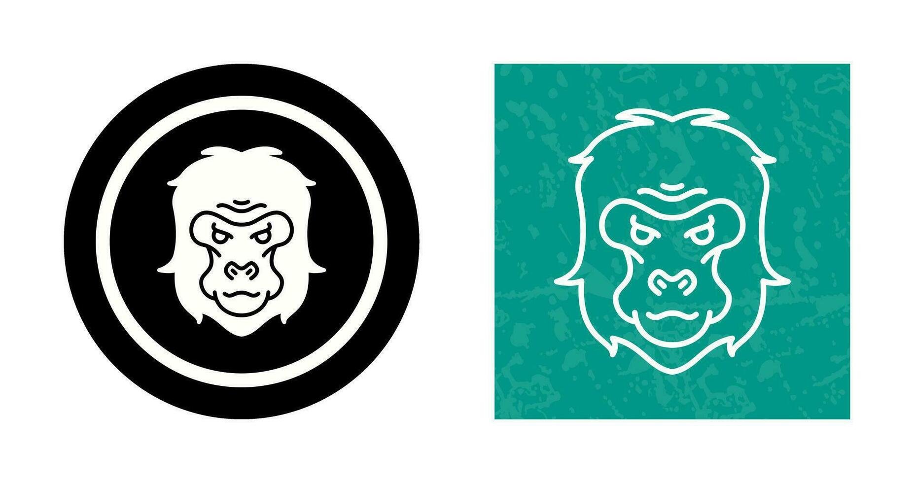 Gorilla Vector Icon