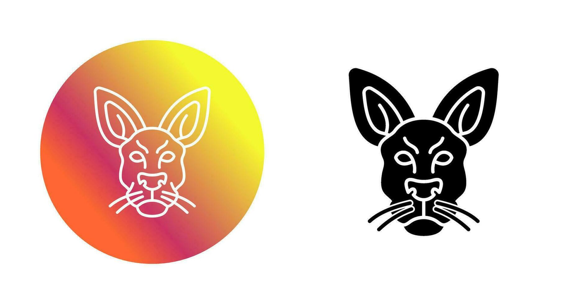 Kangaroo Vector Icon