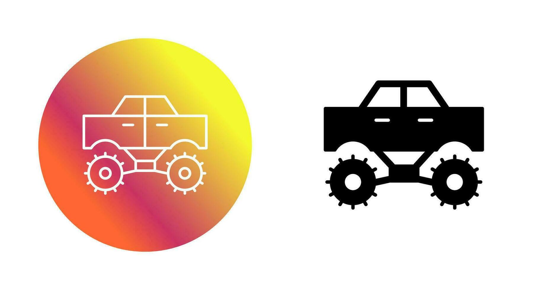 Monster Truck Vector Icon