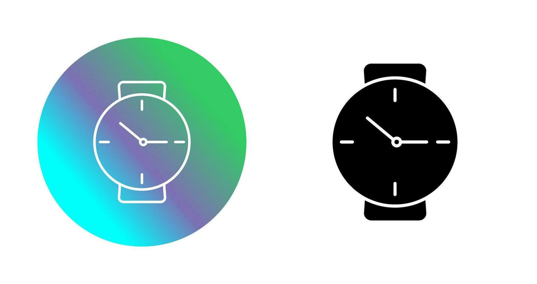 icono de vector de reloj de pulsera