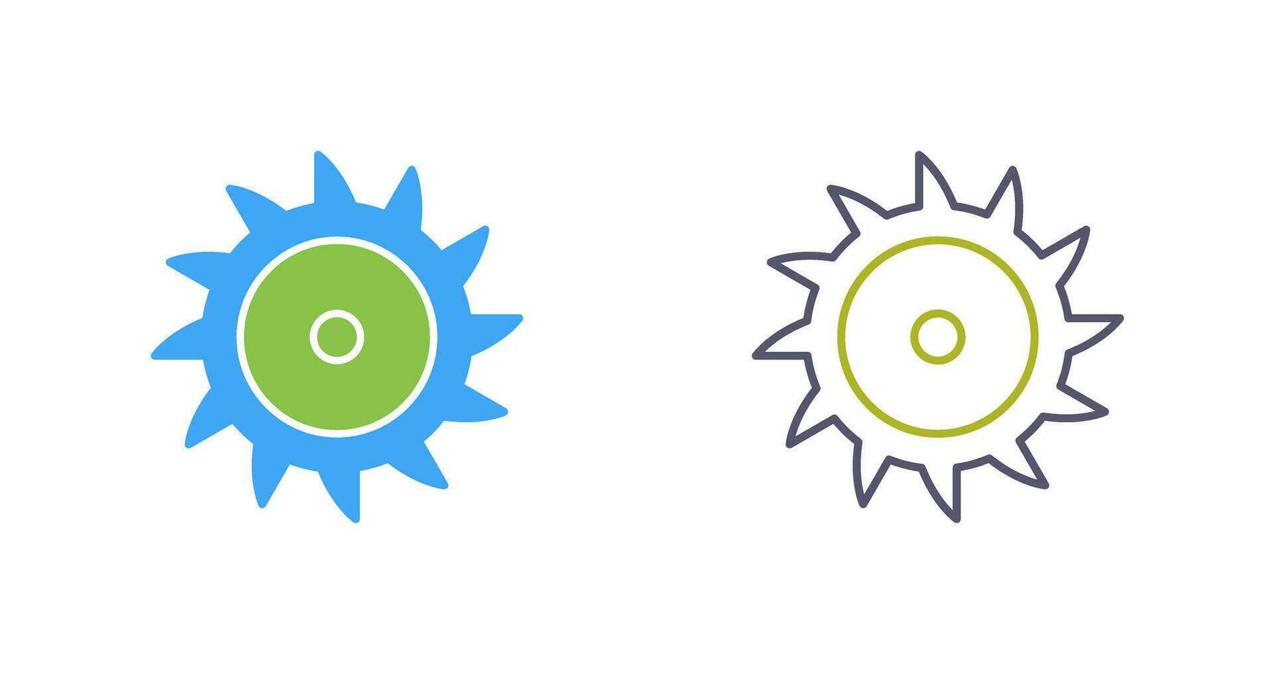 Saw Blade Vector Icon