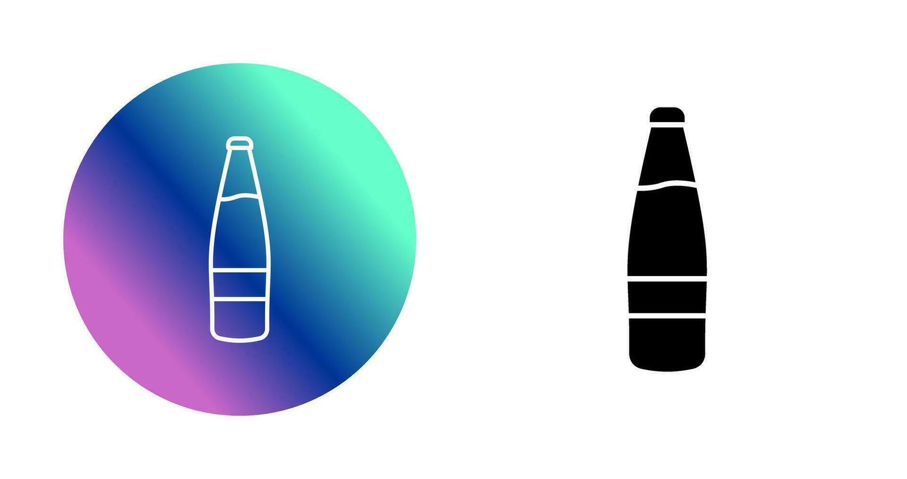 Beer Bottle Vector Icon
