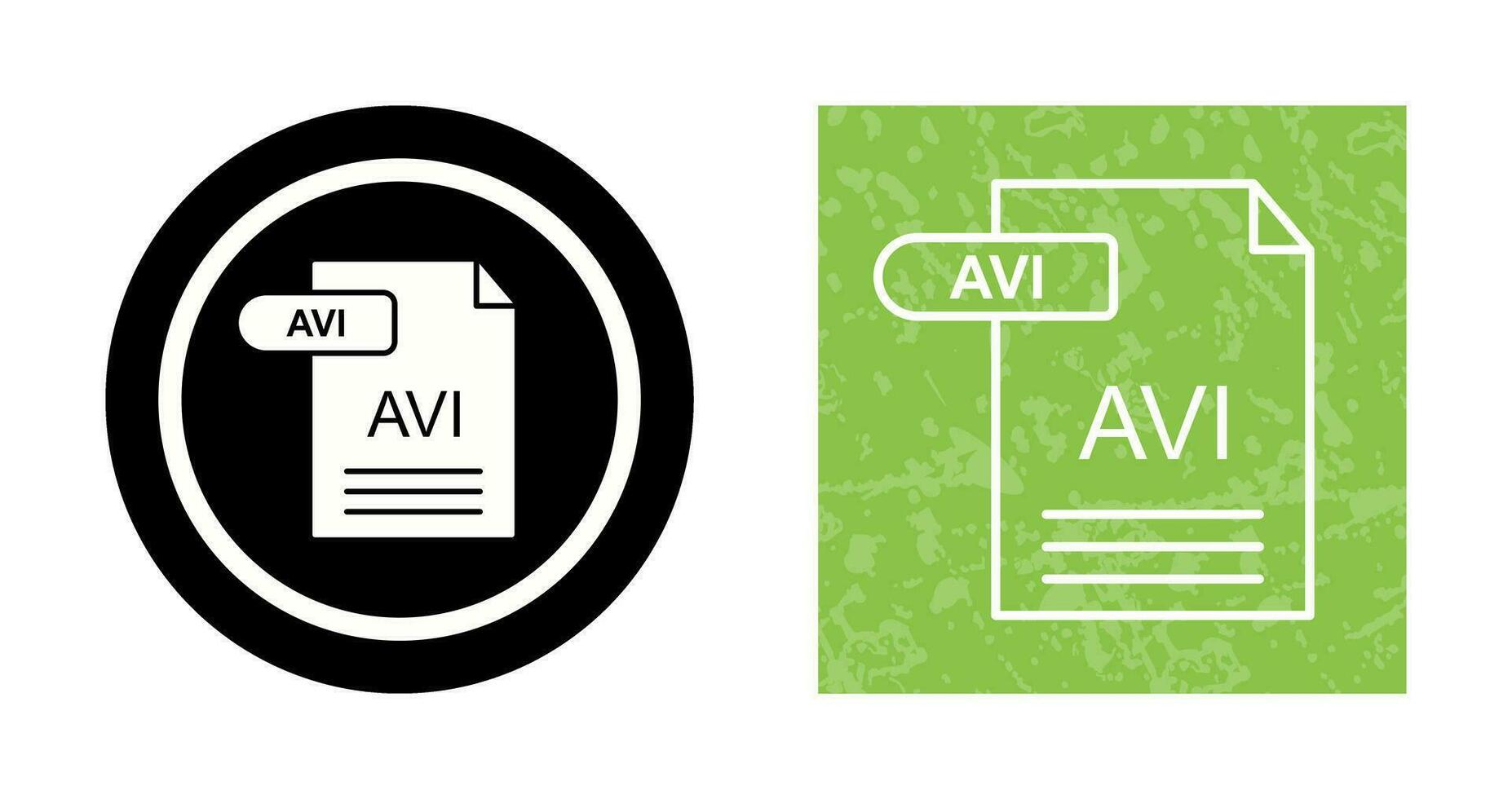 AVI Vector Icon