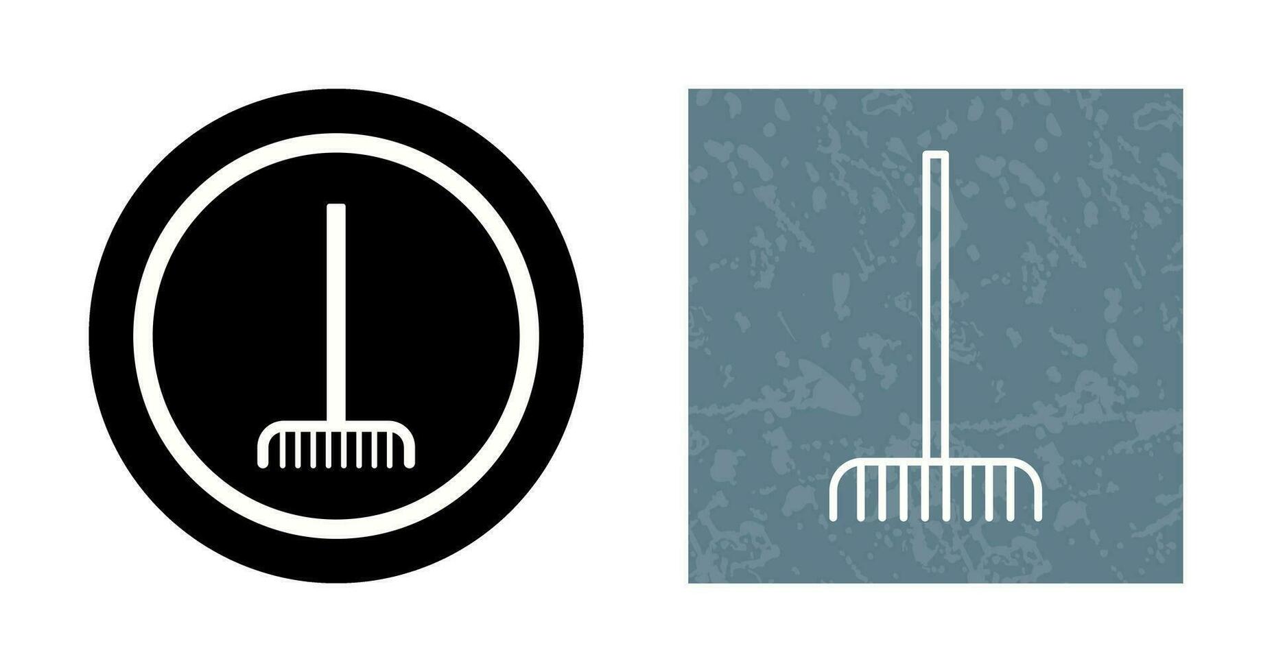 Fork picking Leaves Vector Icon
