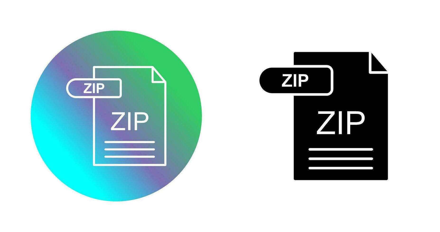 ZIP Vector Icon