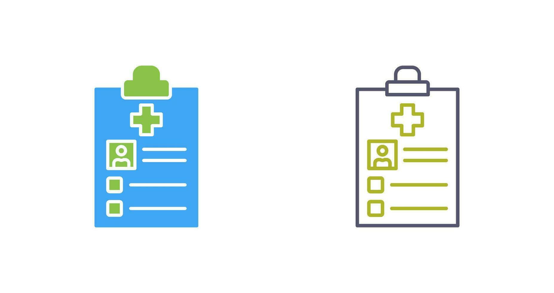 Medical Record Vector Icon