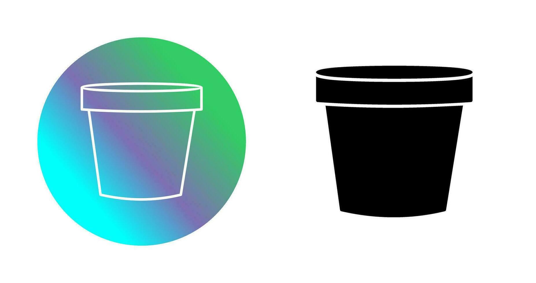 Plant Pot Vector Icon