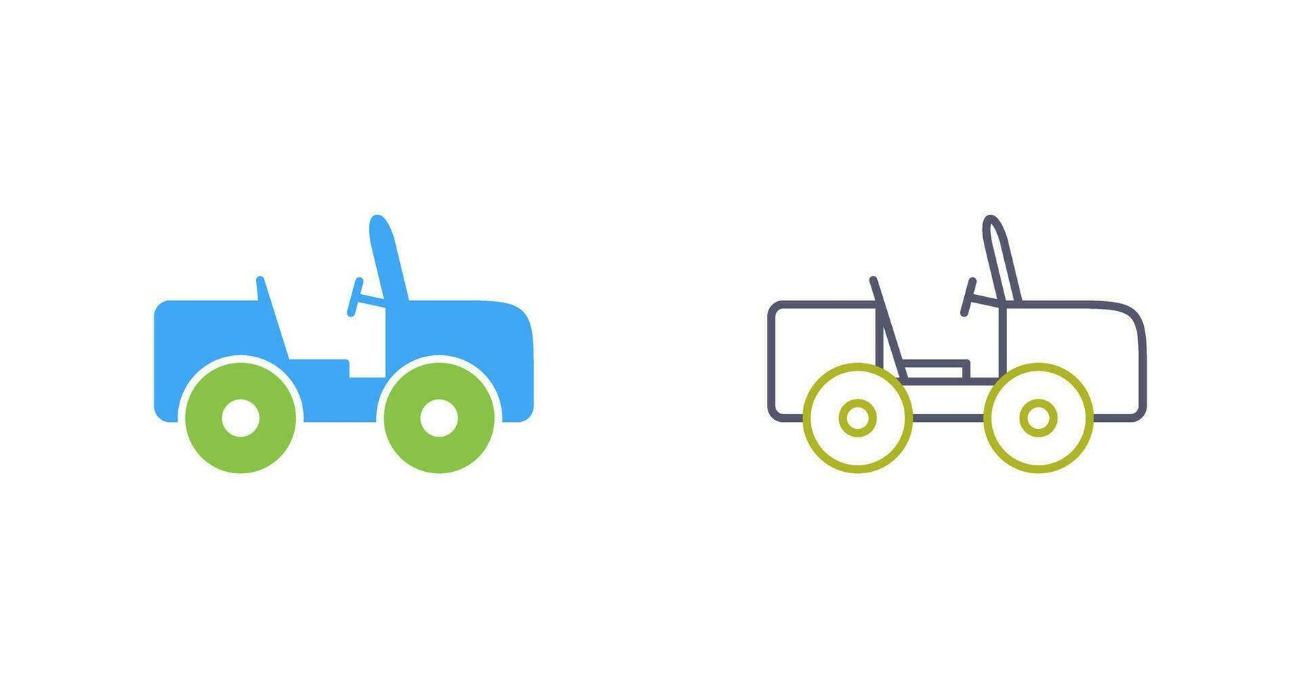 Safari Jeep Vector Icon