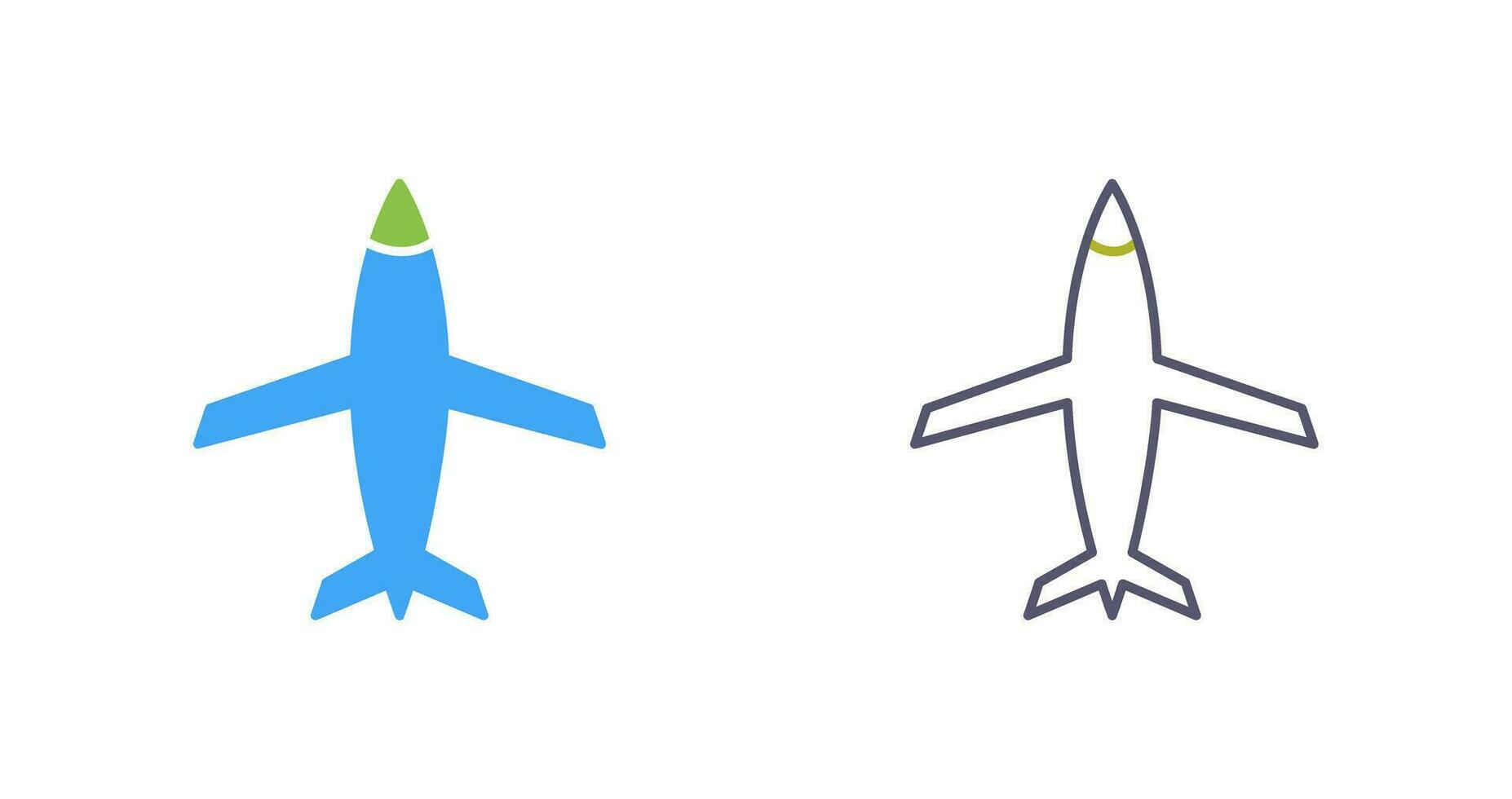 icono de vector de avión