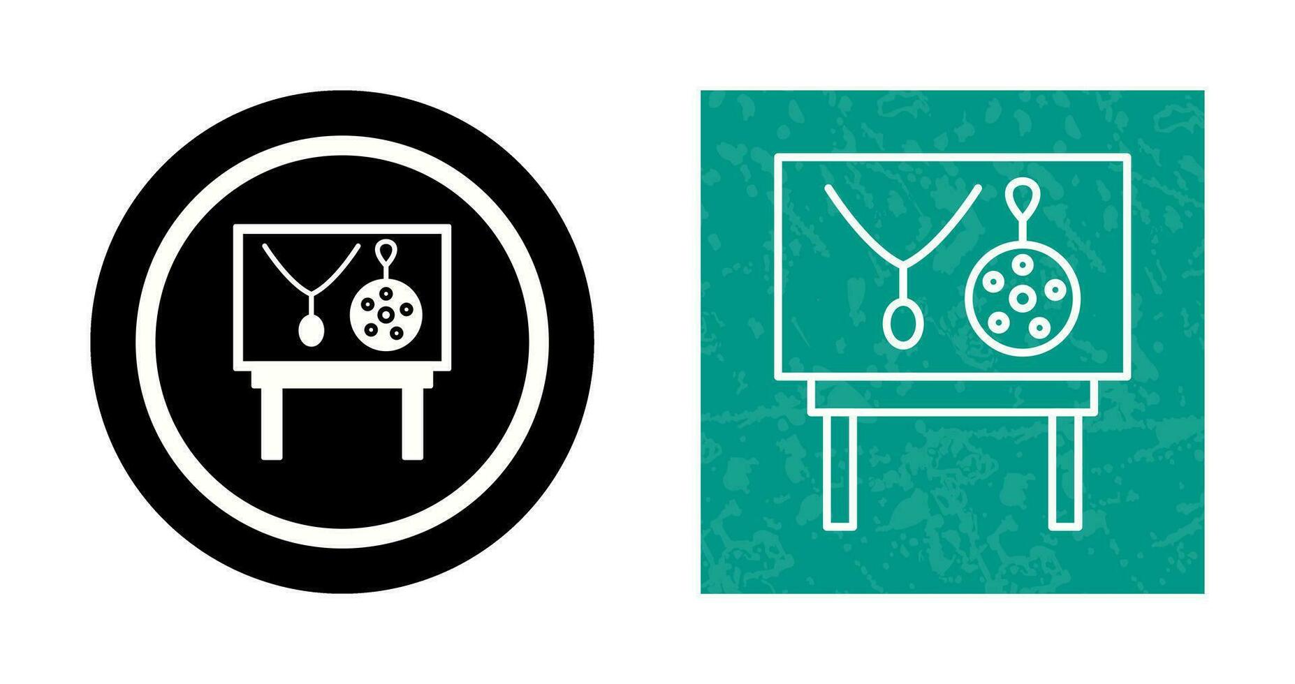 Jewel Exhibit Vector Icon