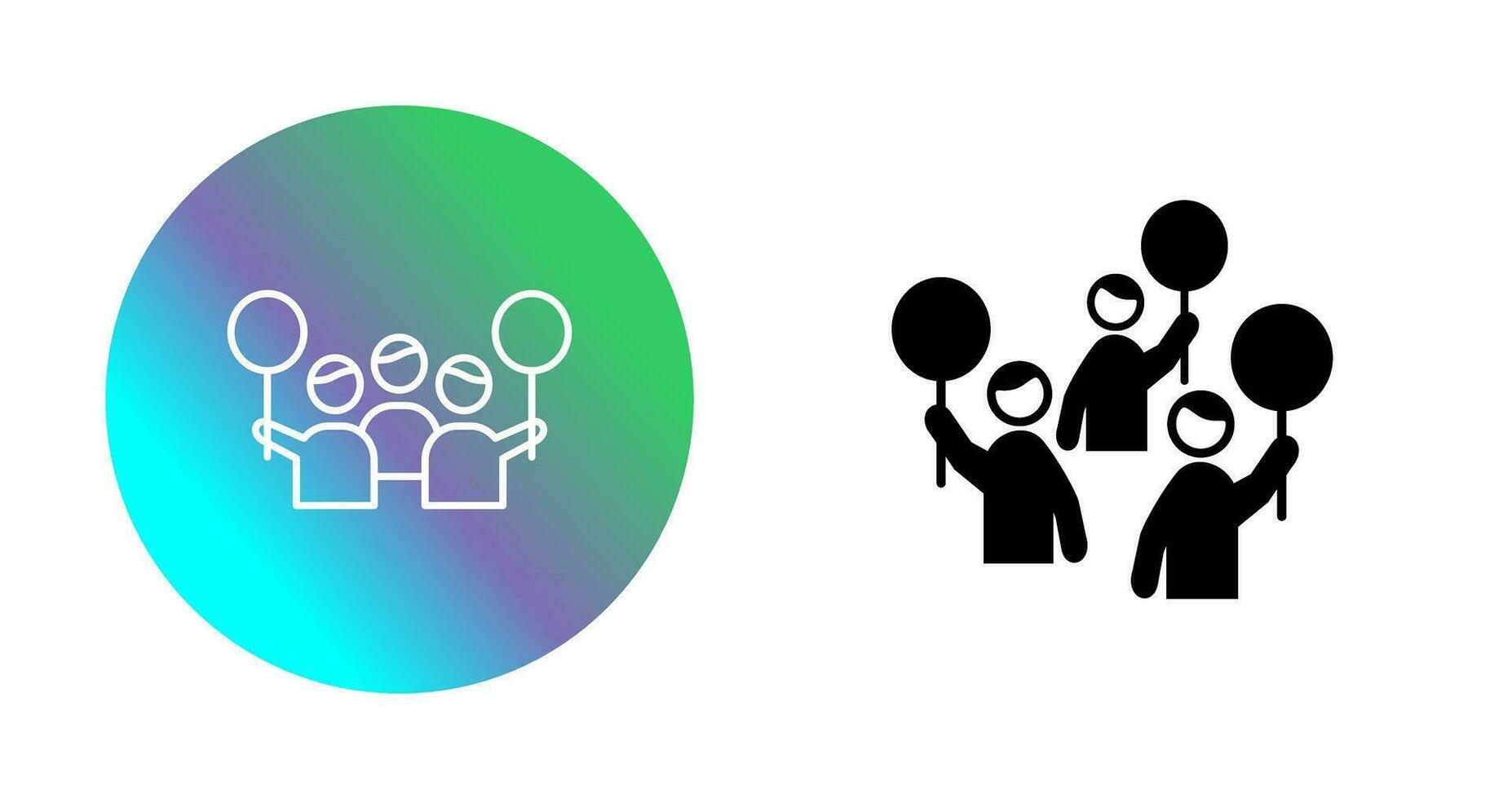 Protest Vector Icon
