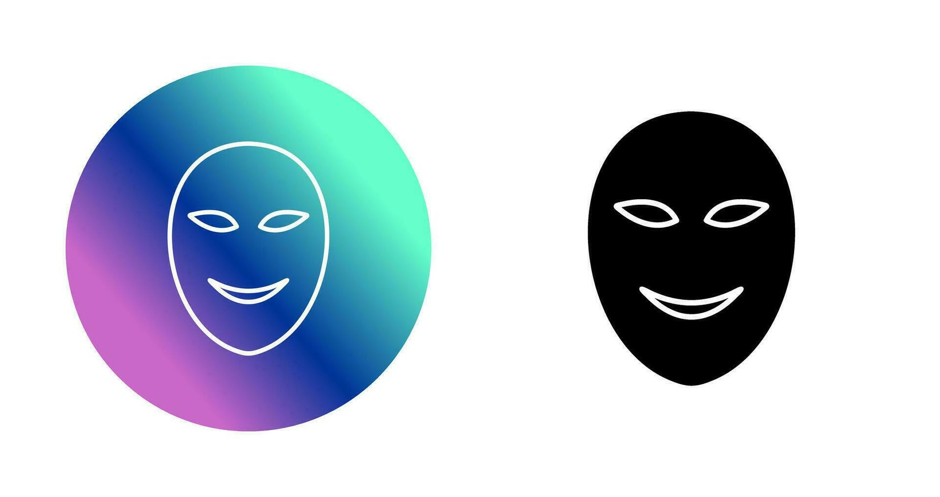 Ancient Face Mask Vector Icon
