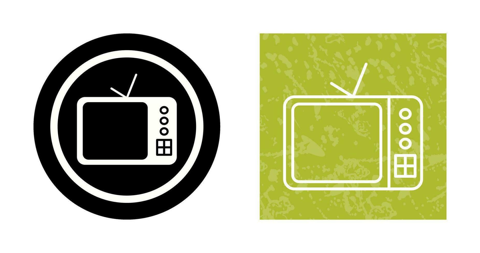 TV Set Vector Icon