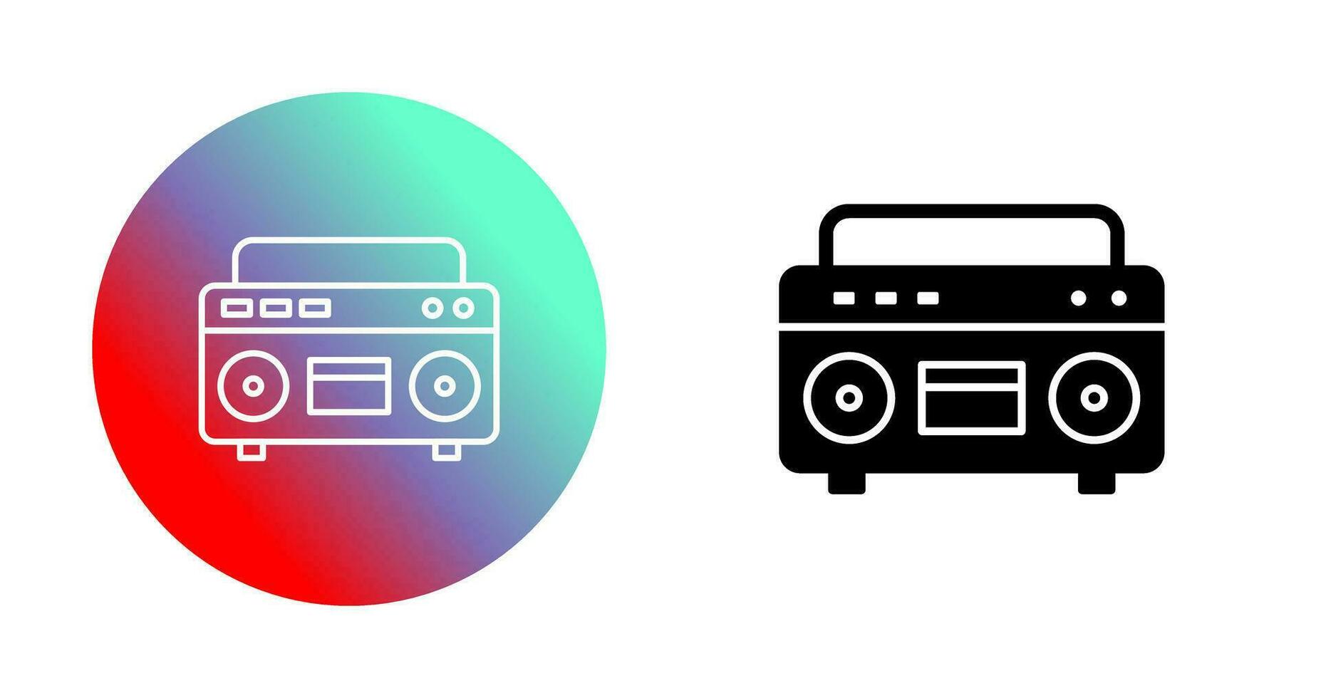 Casette Player Vector Icon