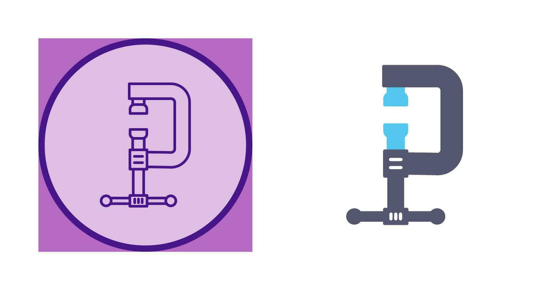 Clamp Vector Icon
