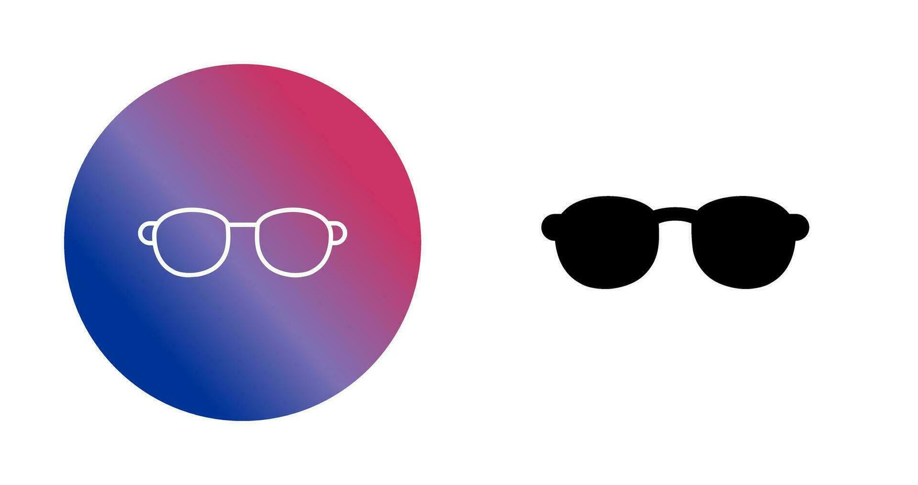 icono de vector de gafas de sol