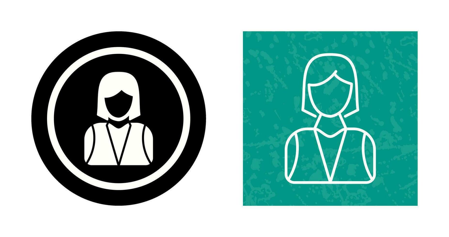 Elegant Lady Vector Icon