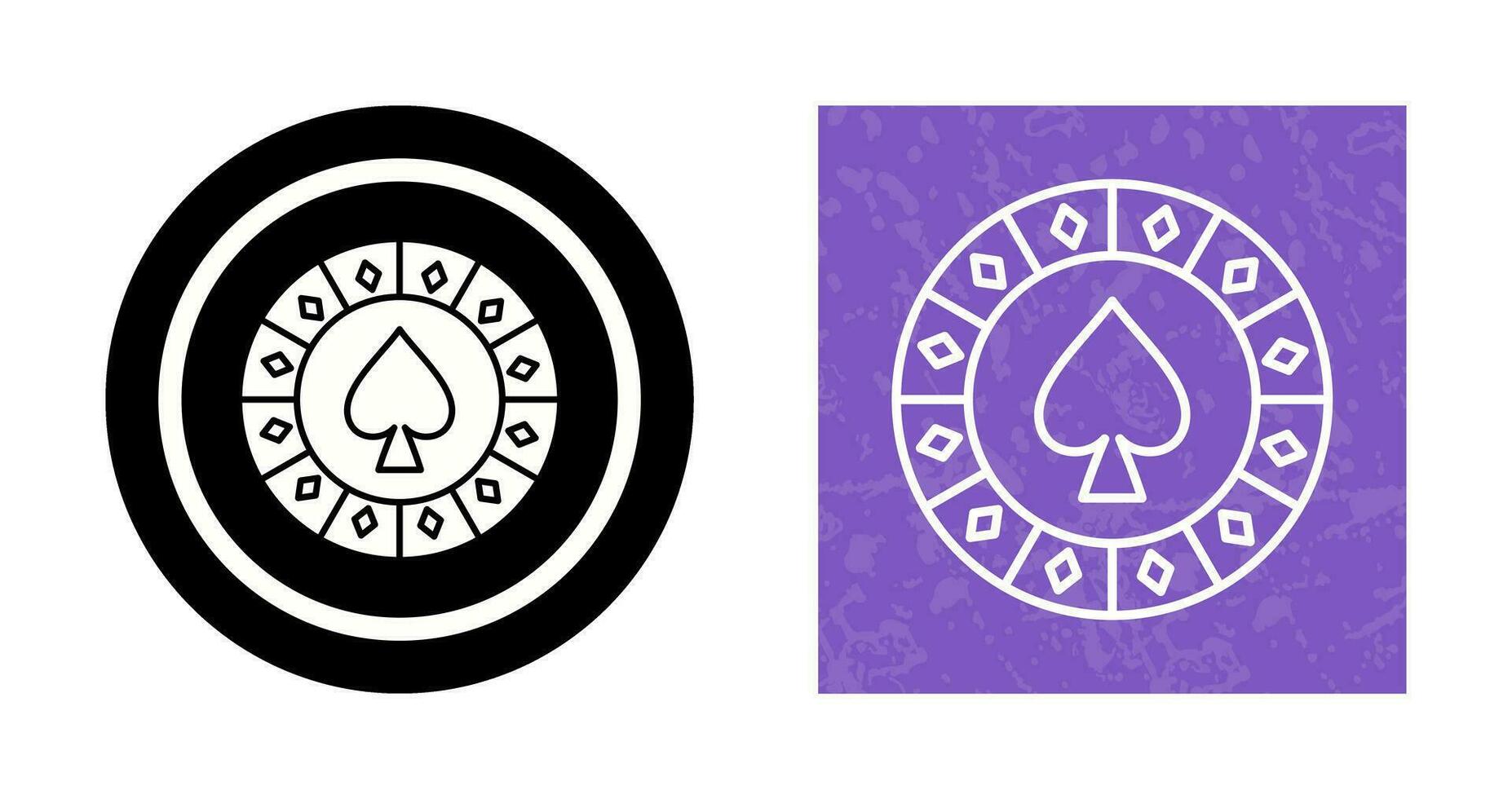 Spade Chip Vector Icon