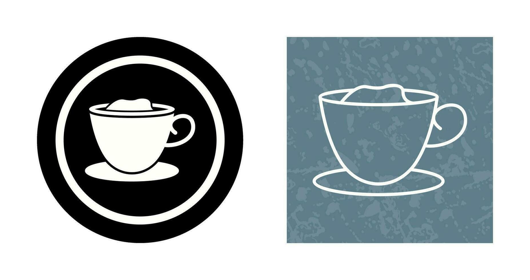 icono de vector de café cremoso