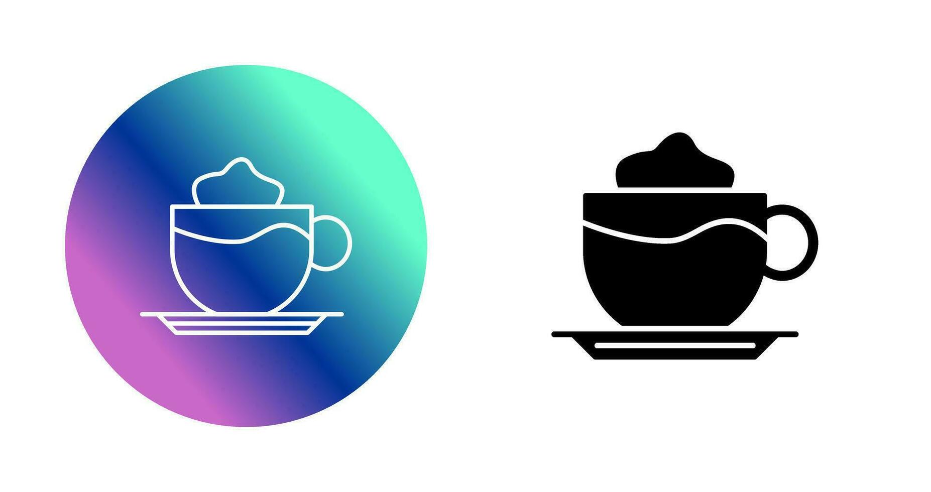 Latte Vector Icon