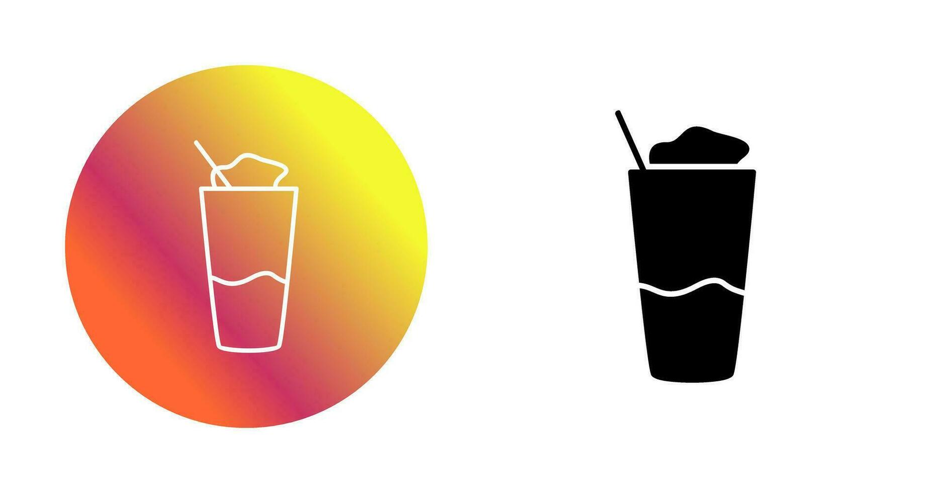 icono de vector frappé