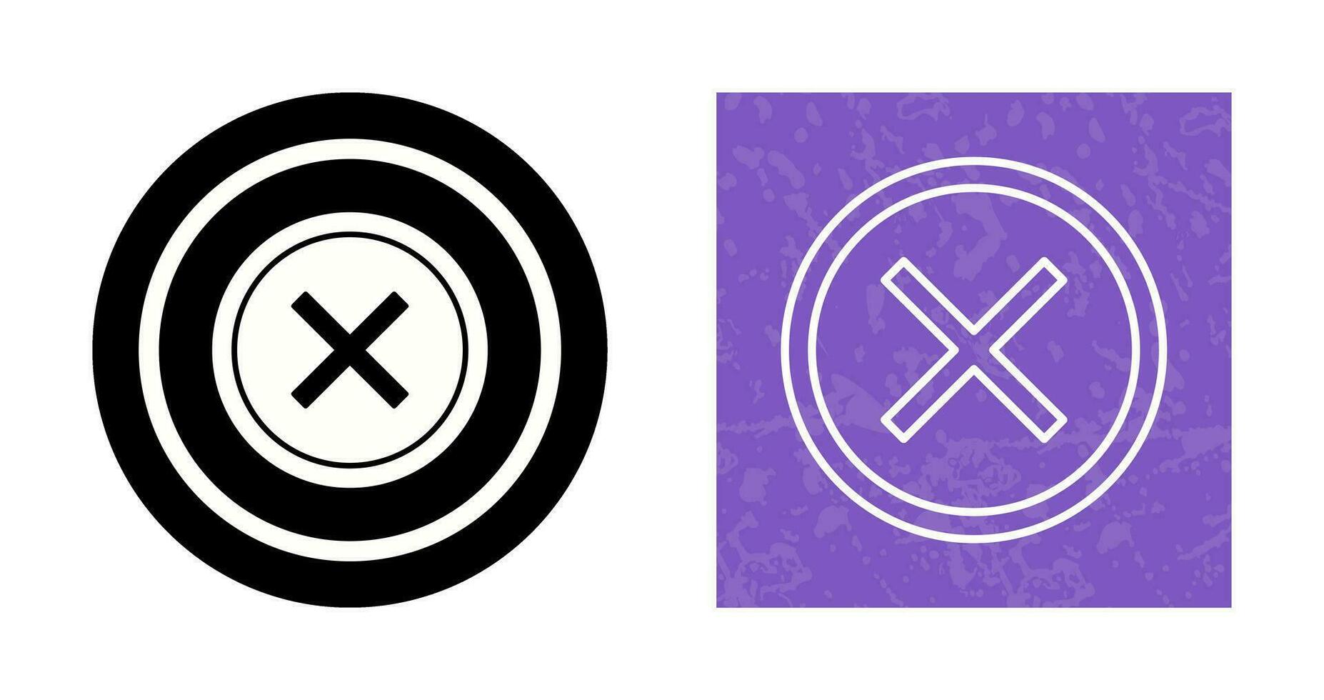 Do Not Cross Vector Icon
