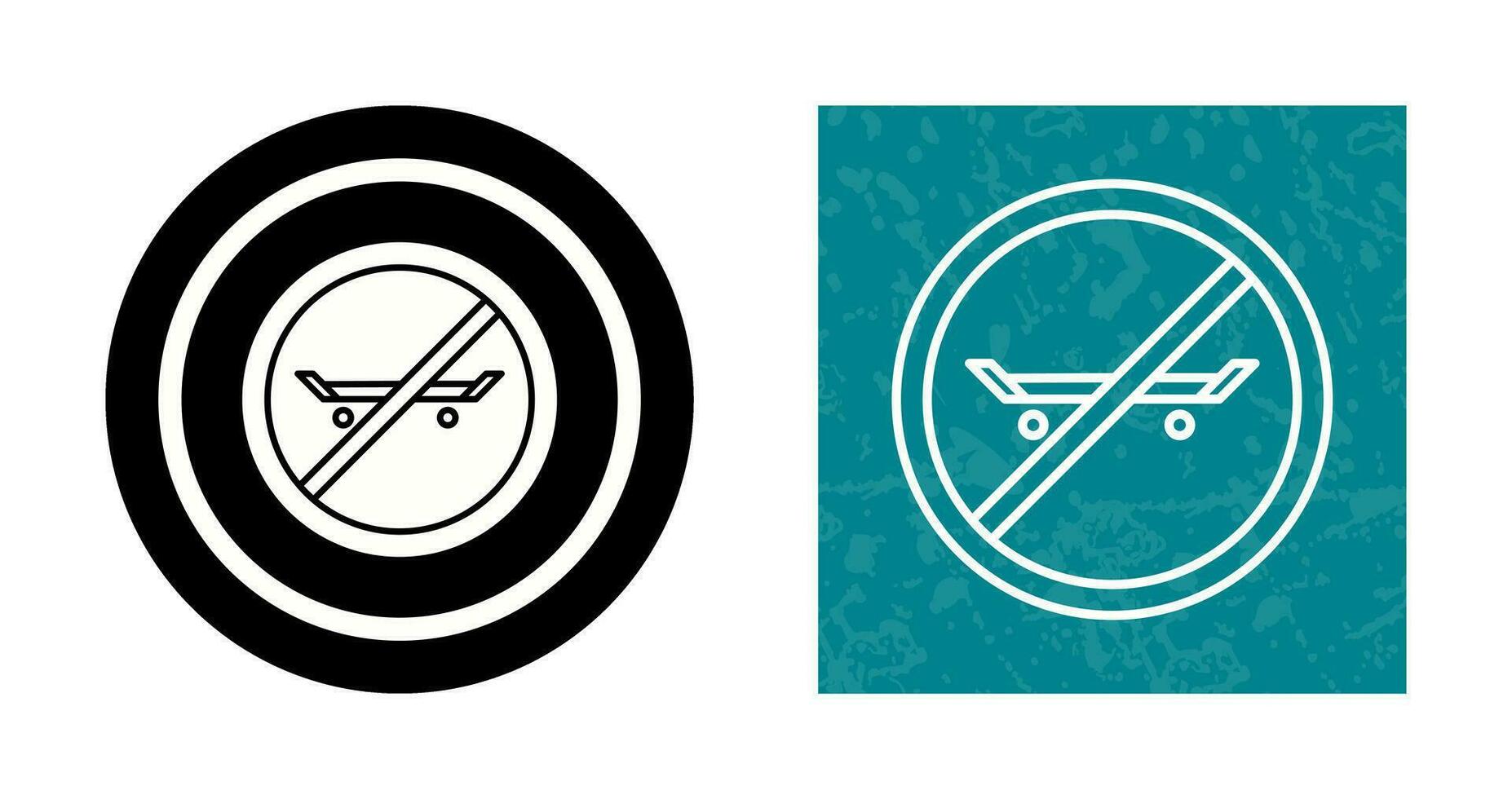 No Skating Vector Icon