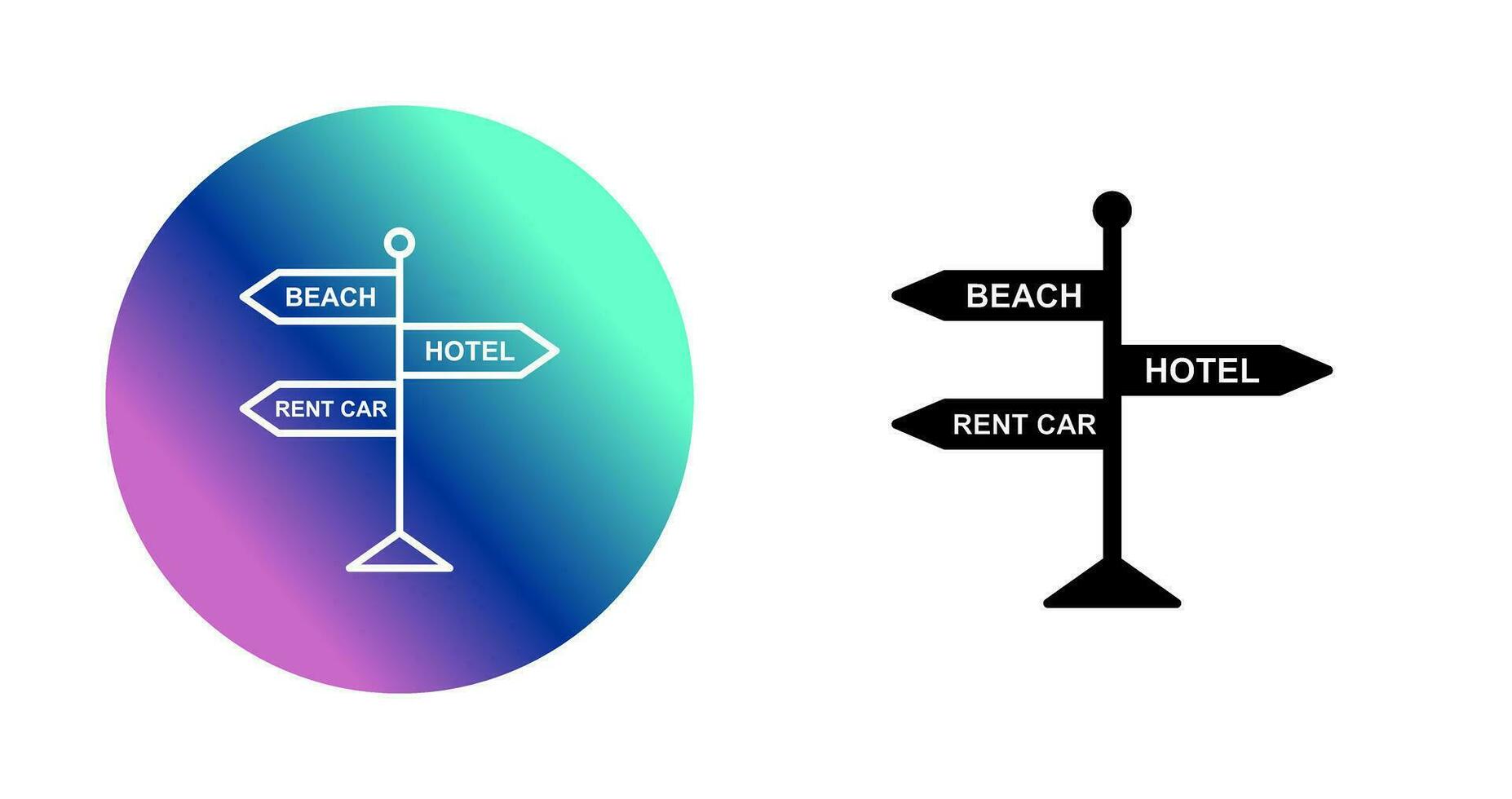 Signboard Vector Icon