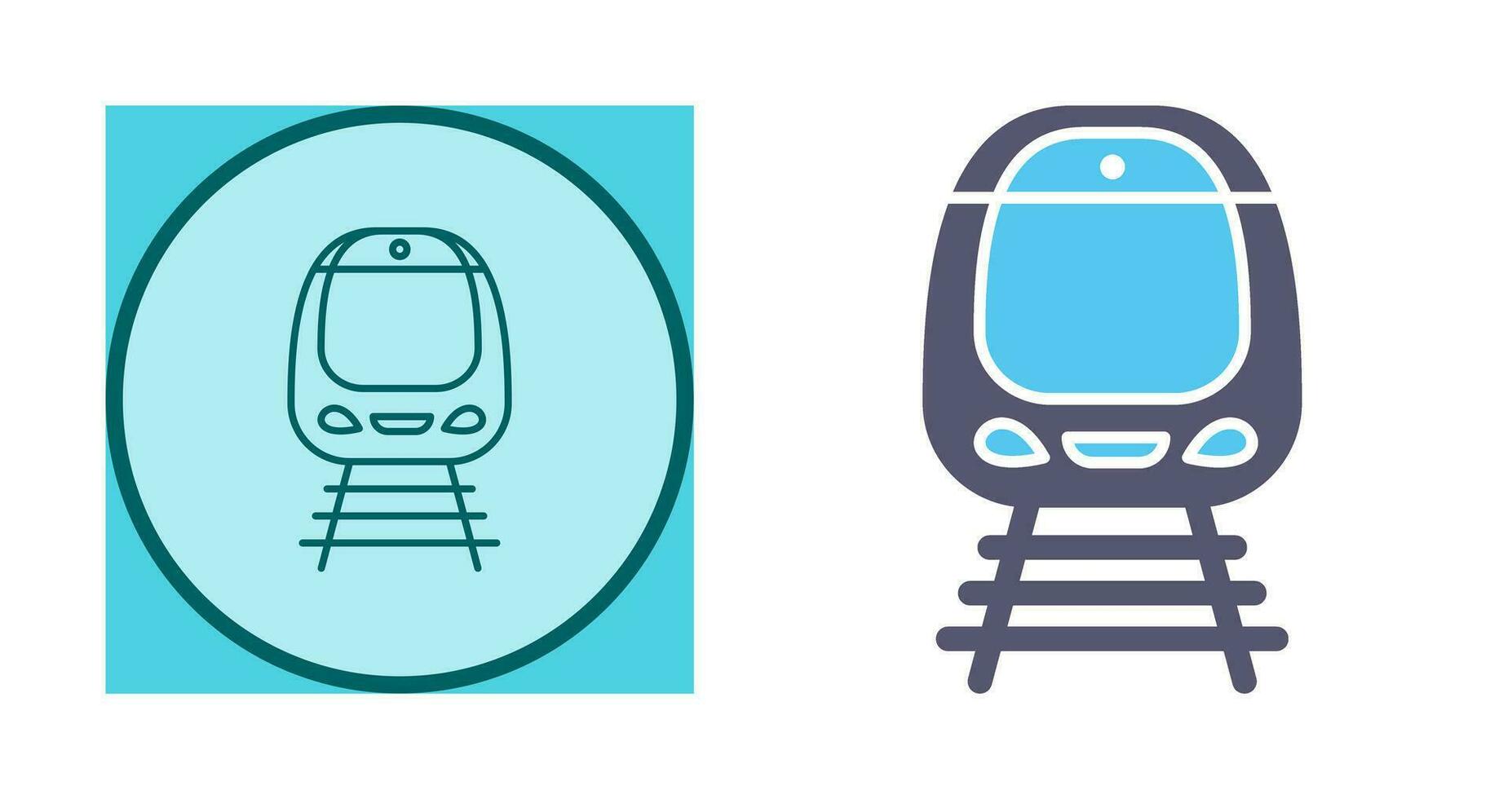 icono de vector de tren