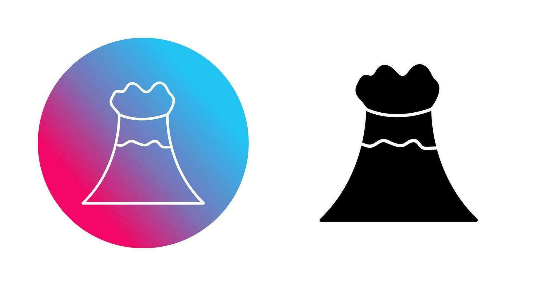Volcano Vector Icon