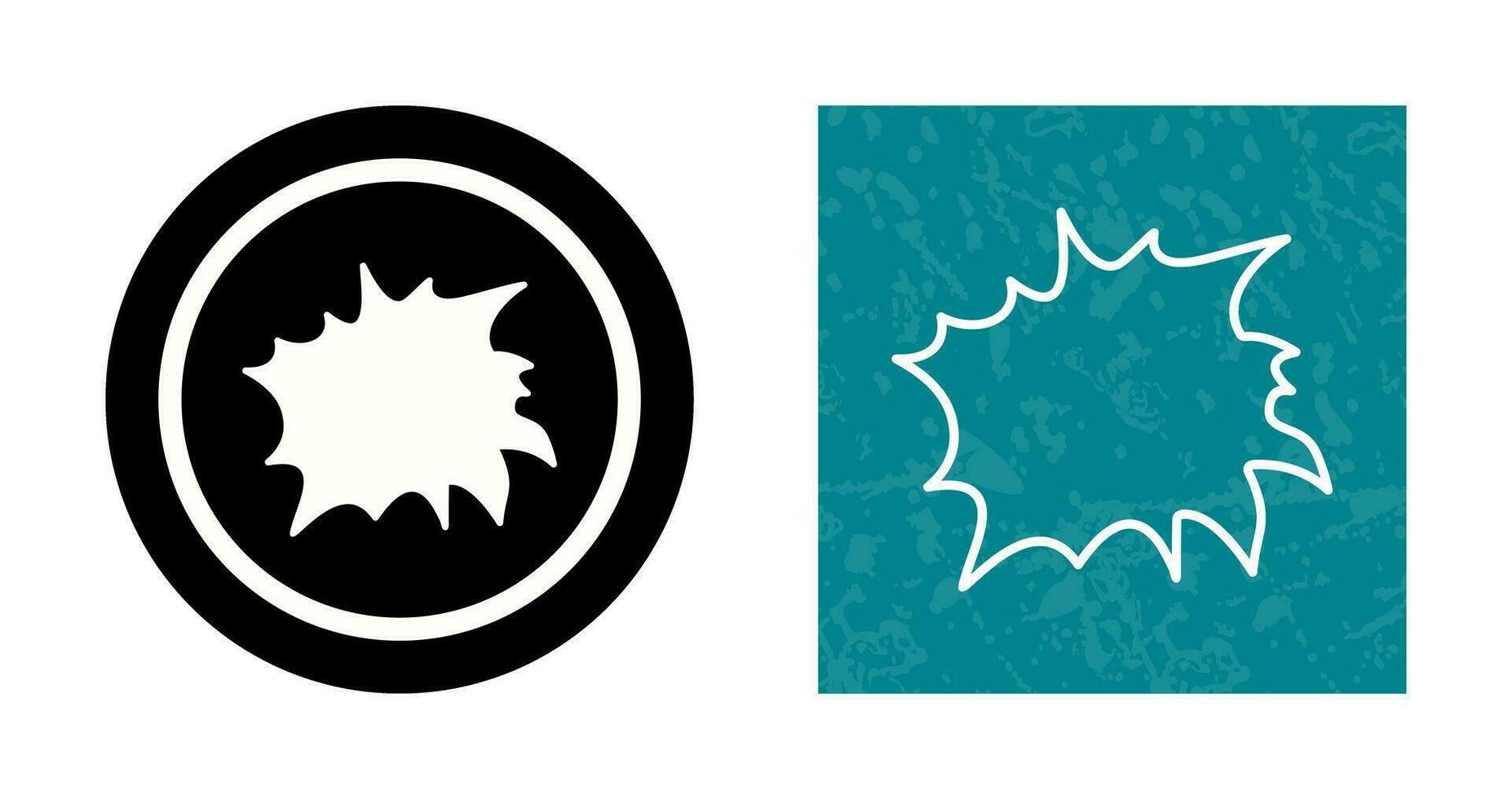 Unique Explosion Vector Icon