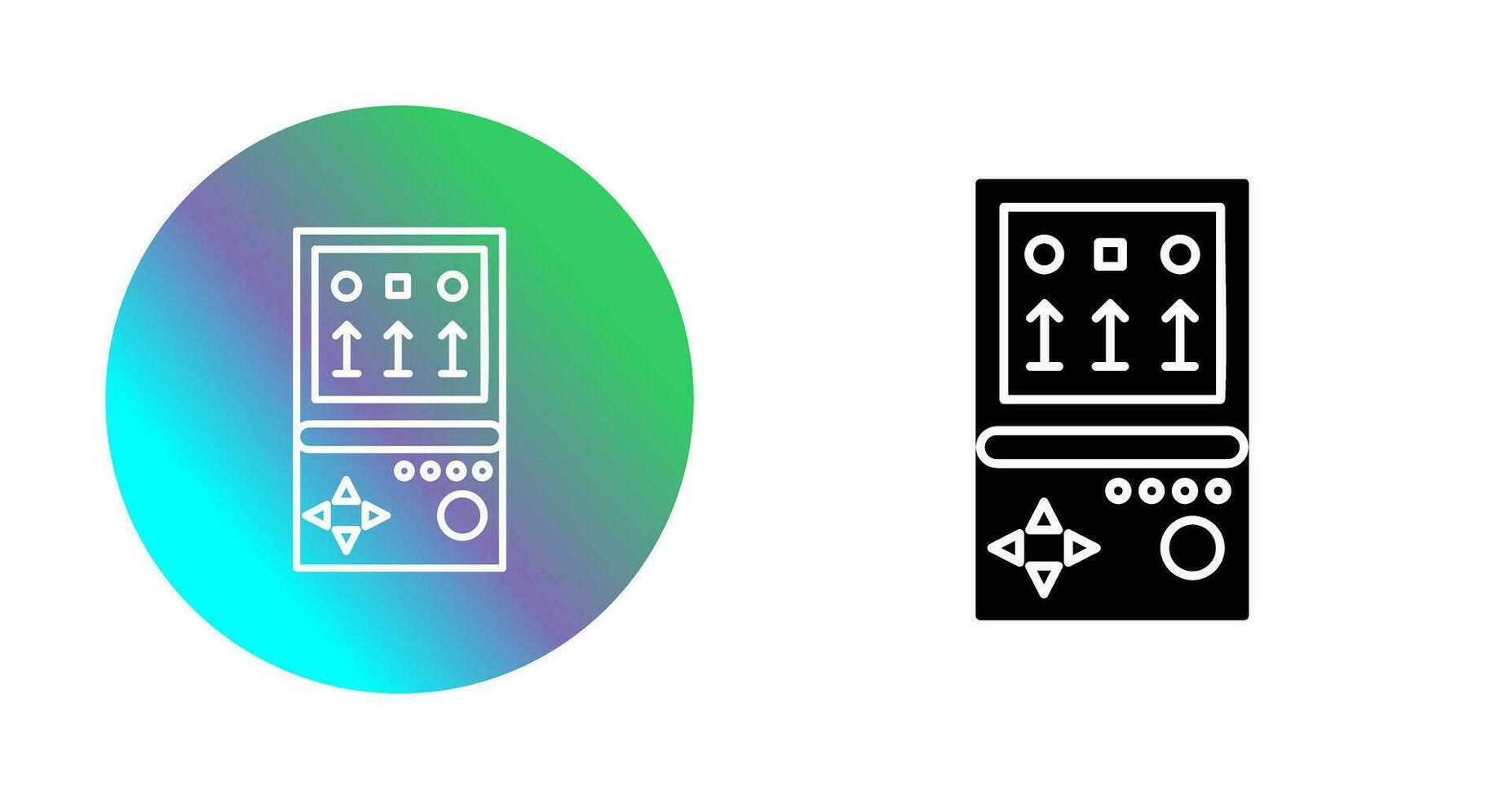 Unique Brick Game Vector Icon