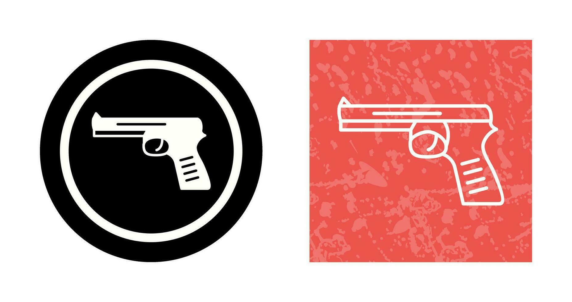 Unique Pistol Vector Icon