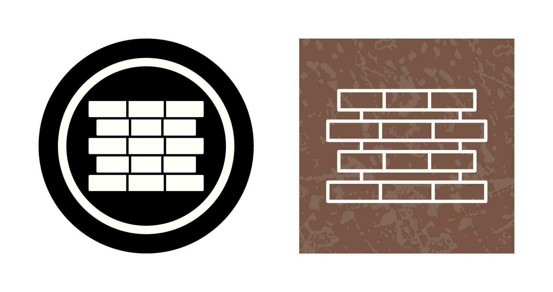 Unique Bricks Vector Icon