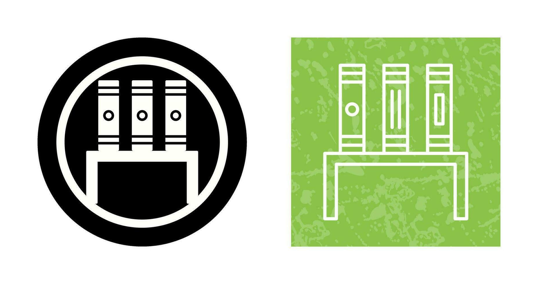 Unique Bookstand Vector Icon