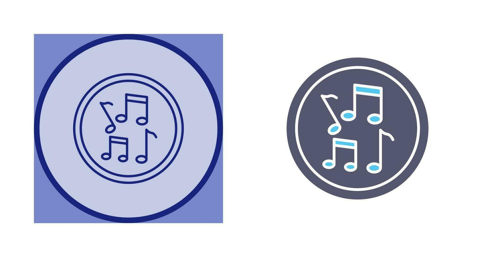 Musical Notes Vector Icon