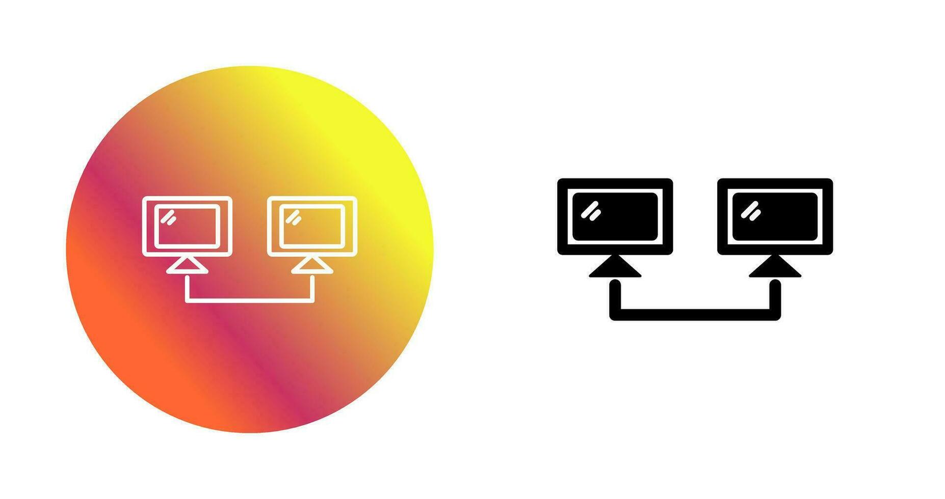 Connected Systems Vector Icon