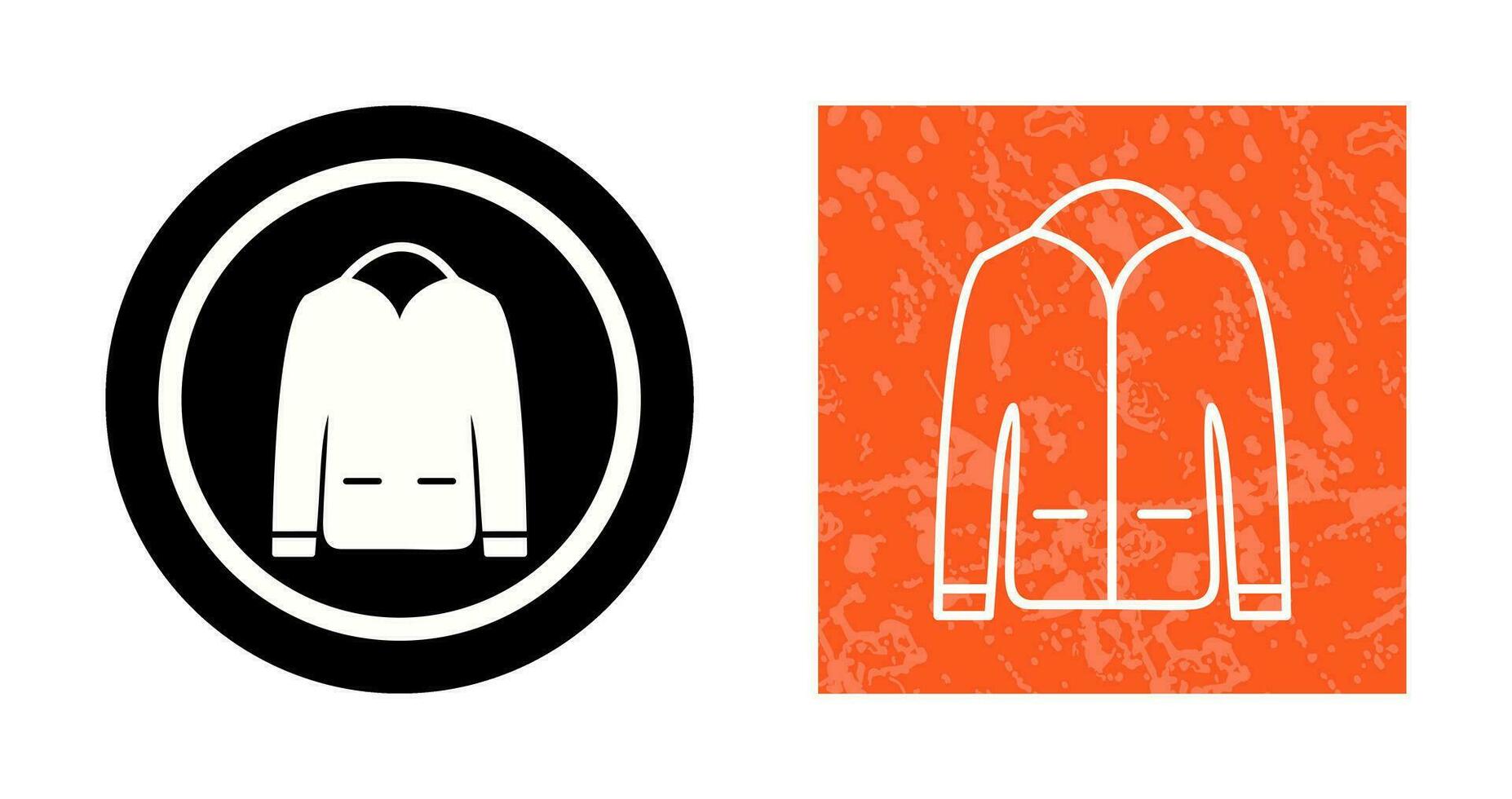 icono de vector de chaqueta de hombre