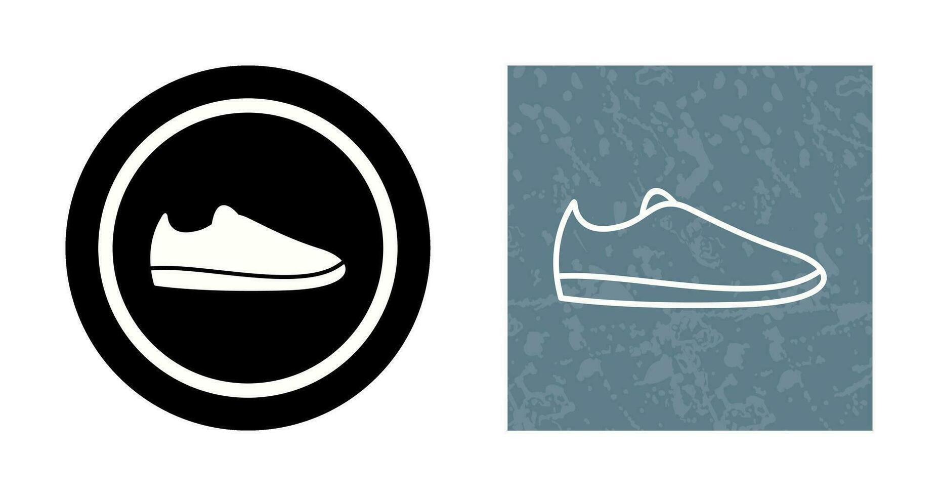 icono de vector de zapatos casuales