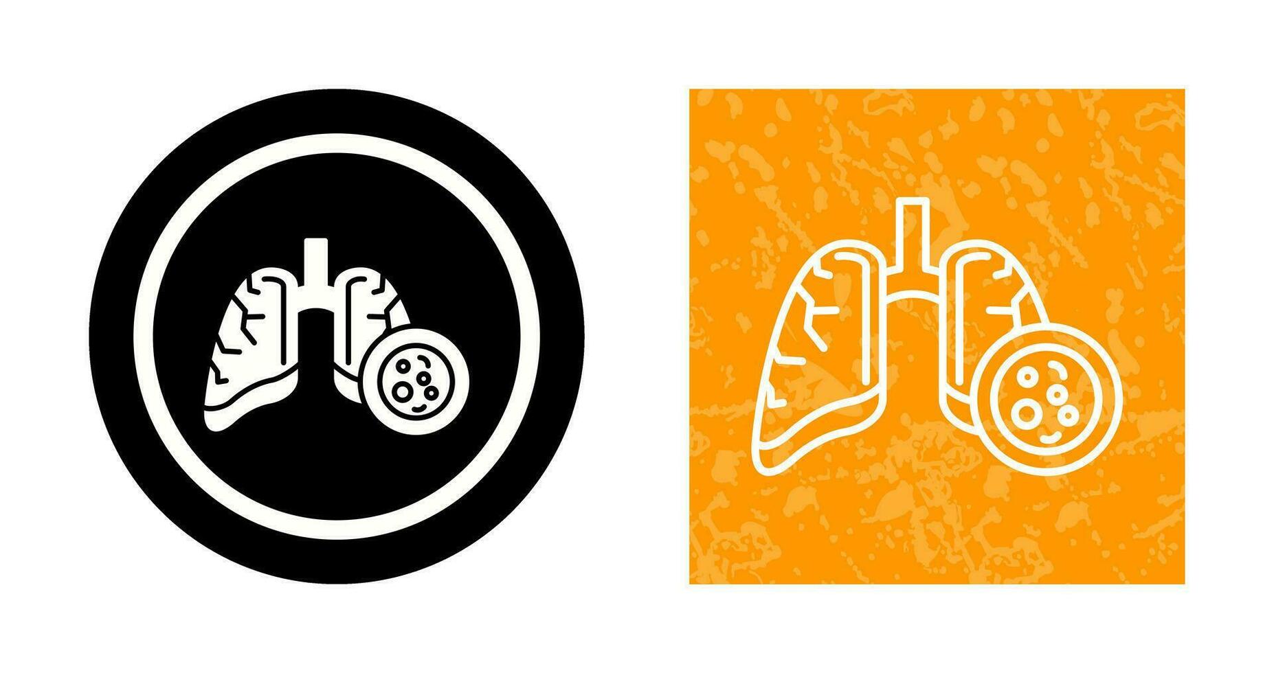 Lung Cancer Vector Icon