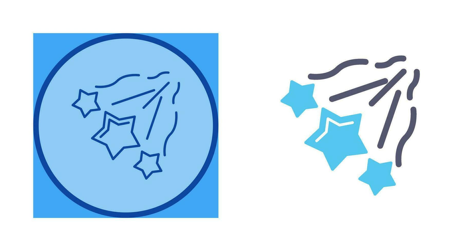 Falling Stars Vector Icon
