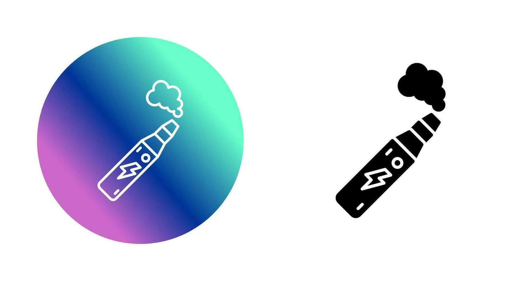 Electronic Cigarette Vector Icon