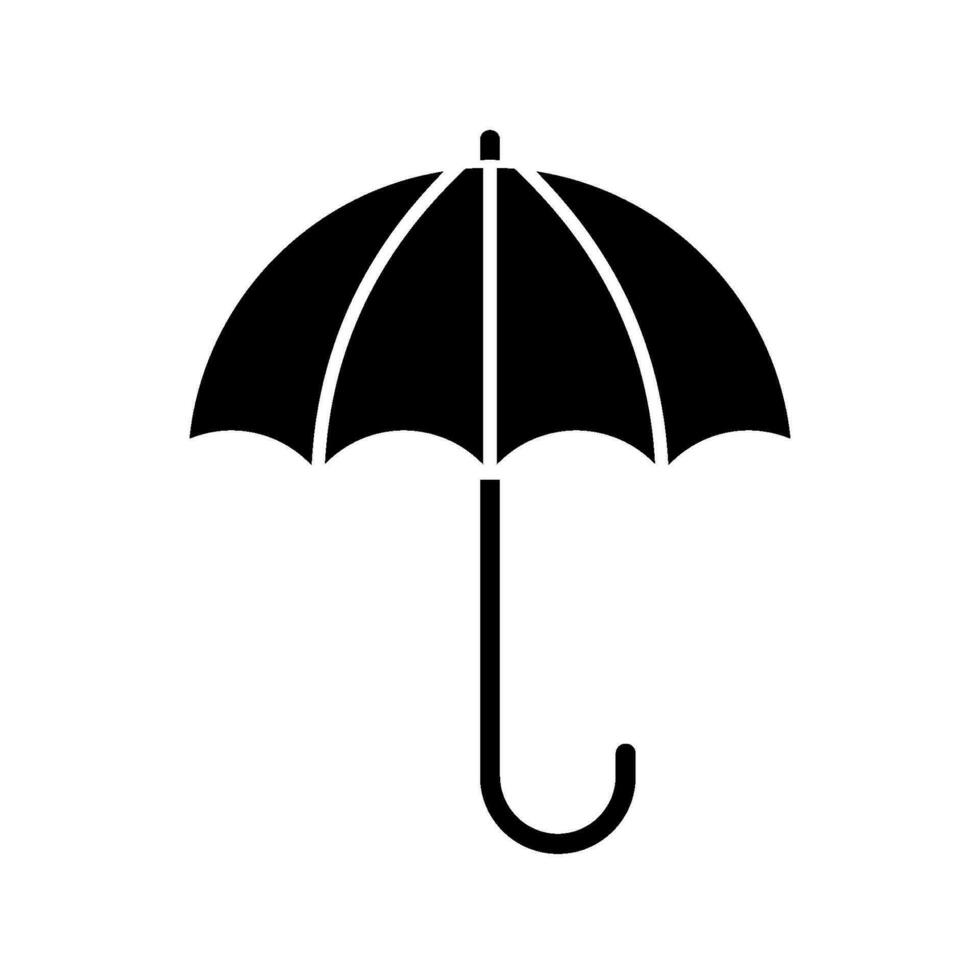 paraguas icono vector diseño plantillas sencillo y moderno concepto