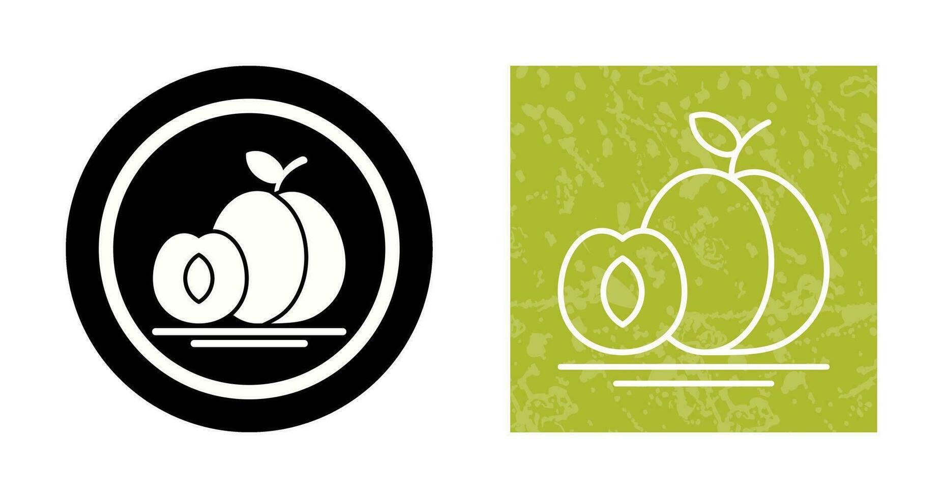 Apricot Vector Icon