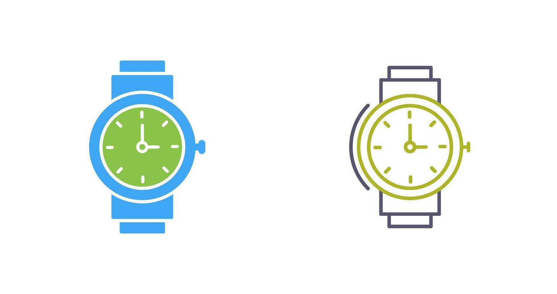 icono de vector de reloj de pulsera