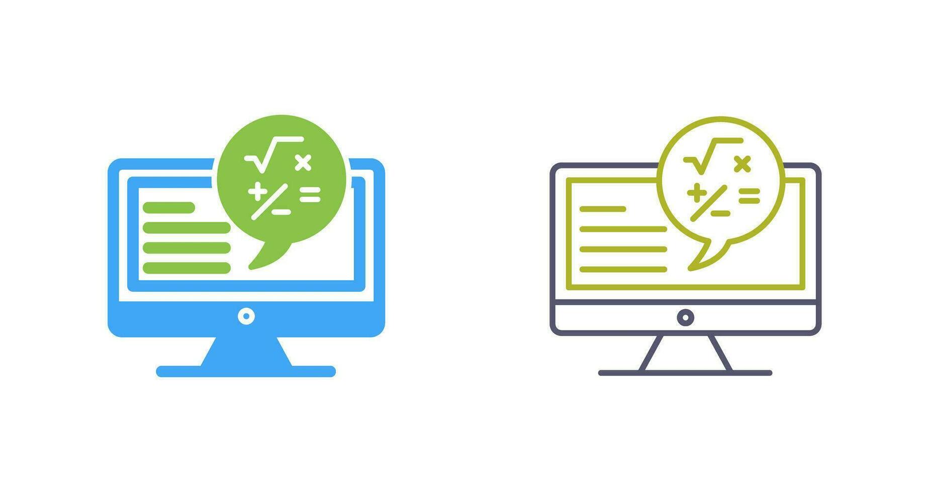 Maths Vector Icon